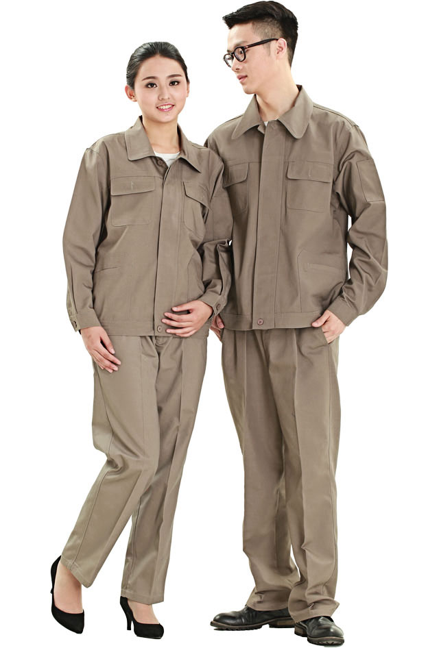 HR-836款帆布單層茄克工作服款式圖片大全 HR-836款帆布單層茄克工作服定制款式